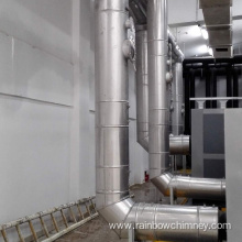 Hotel steam boiler chimney